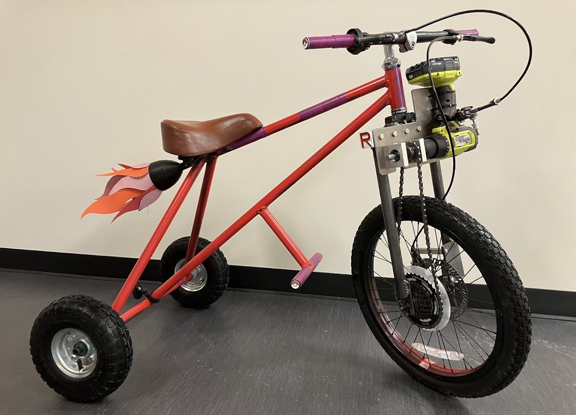 Drill-Powered Bike